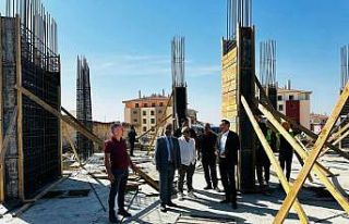 Kaymakam Partal Besni’de yatırım incelemeleri...