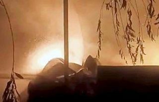 Kırıkkale’de bağ evi alev alev yandı