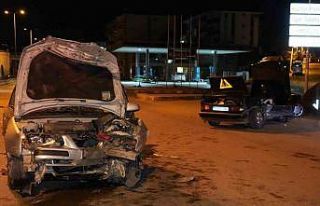 Kırıkkale’de iki otomobil çarpıştı: 1 yaralı