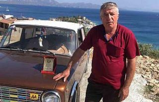 Klasik otomobiliyle birincilik ödülünü kazandı,...