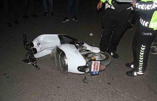 Konya’da elektrikli bisiklet otomobille çarpıştı:...