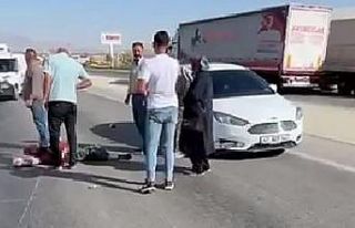 Konya’da otomobil ile motosiklet çarpıştı: 1...