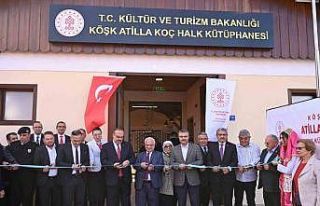 Köşk Atilla Koç İlçe Halk Kütüphanesi törenle...