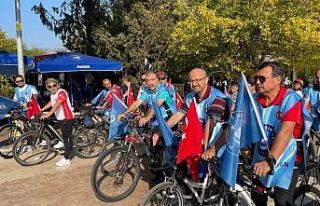 Köyceğiz’de Cumhuriyet Bayramı’nı pedal çevirerek...