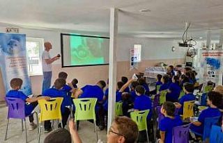 Köyceğiz’de öğrencilere Akdeniz Foku anlatıldı