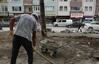 Küçüksu parkında yenileme sürüyor