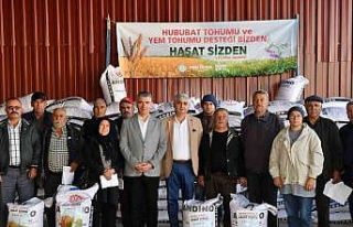 Manisa Büyükşehir Belediyesinden çiftçilere tohum...