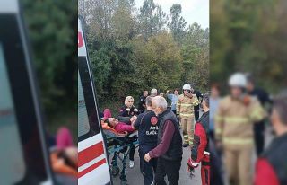 Mantar toplarken ayağı kırılan kadını ekipler...