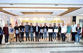 MATSO’da galericilik mesleki yeterlilik belgeleri...