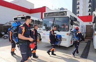 Mersin Büyükşehir Belediyesi’nden deprem tatbikatı