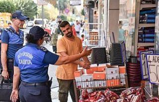 Mersin’de kaldırım işgallerine izin verilmiyor