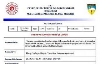 Meteorolojiden 5 il için ’fırtına’ uyarısı