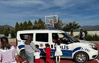 Milas’ta miniklere polislik mesleği tanıtıldı