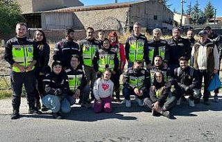 Motosiklet kulübü üyeleri ihtiyaç sahibi 32 aileye...
