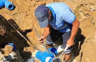 MUSKİ Menteşe’de 8 km su isale hattını yeniledi