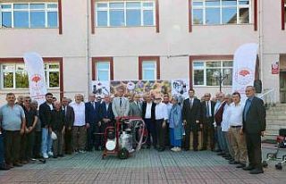 Ordu’da üreticilere makine ve ekipman desteği