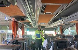 Ordu’da yolculara emniyet kemeri uygulaması yapıldı