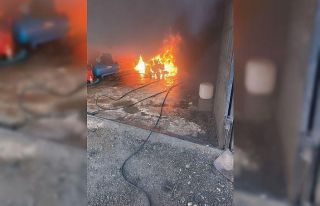 Oto yıkamada meydana gelen patlama paniğe sebep...