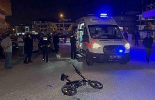 Otomobilin çarptığı bisikletli çocuk yaralandı