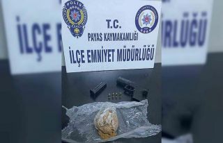 Payas’ta durdurulan araçta silah ve uyuşturucu...