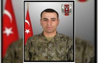 Pençe-Kilit bölgesinde şehit düşen asker törenle...