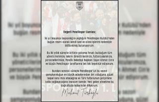Pendikspor’da Başkan Mahmut Türkoğlu istifa etti