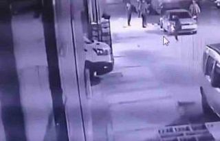 Polisin öldürüldüğü silahlı saldırının görüntüsü...