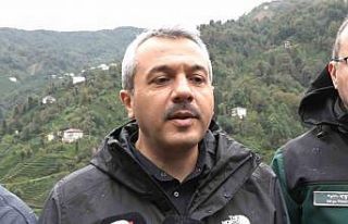 Rize Valisi İhsan Selim Baydaş: "Heyelan riski...