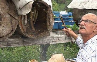 Rize’de karakovan balının hasadı tamamlandı,...