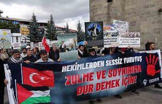 Sağlık çalışanları sessiz yürüyüşlerini...