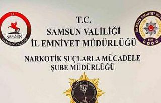 Samsun’da 1 kilo skunk ile yakalanan şahsa gözaltı