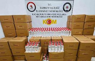 Samsun’da 1 ton 200 litre etil alkol ele geçirildi
