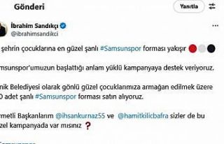 Samsun’da, belediye başkanlarından forma kampanyasına...