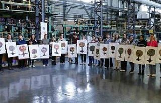 Sanat dolu bir gün geçirdiler