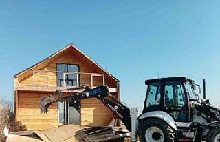 Silivri Belediyesi tarım arazilerindeki kaçak yapıların...