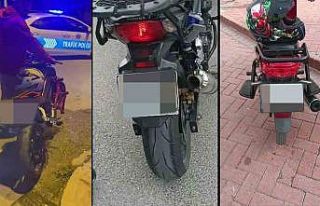 Sinop’ta abart egzoz kullanan sürücülere ceza