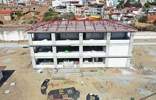 Söke’de spor kompleksi yükselmeye devam ediyor