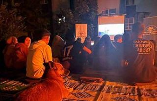 Sonbaharda açık hava sineması etkinliğine ilgi