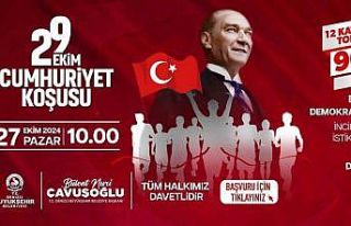 Sporcular bu sefer Cumhuriyet için koşacak