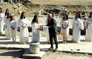 Stratonikeia’da 3 bin 500 yıllık anahtar taşıma...