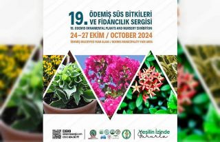 Süs bitkisi ve fidan üreticileri Ödemiş’te buluşuyor