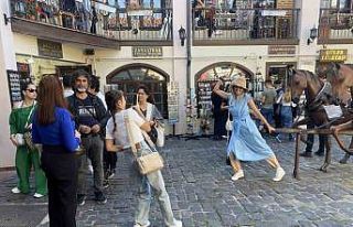 Tarihi Odunpazarı Evleri’nde hafta sonu yoğunluğu