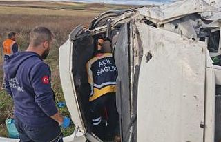 Tarım işçilerini taşıyan minibüsün karıştığı...