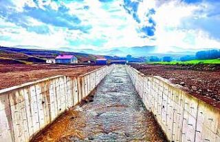 Taşlıçay dere ıslahı projesi tamamlandı