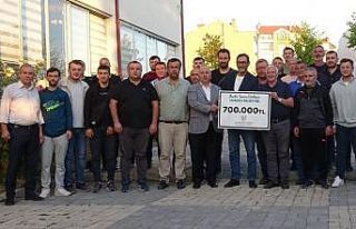 Tavşanlı’da amatör spora maddi destek