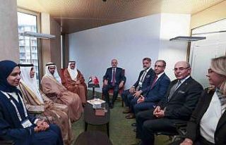 TBMM Başkanı Kurtulmuş, BAE Federal Konsey Başkanı...