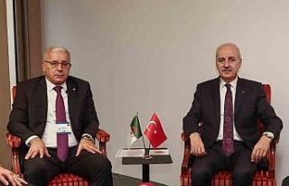 TBMM Başkanı Kurtulmuş, Cezayir Ulusal Halk Meclisi...