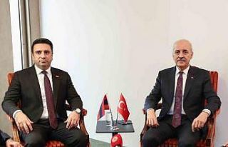 TBMM Başkanı Kurtulmuş, Ermenistan Meclis Başkanı...