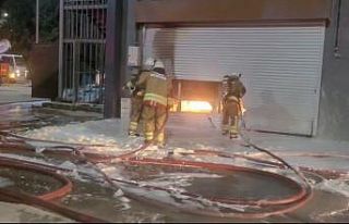 Temizlik işletmesinde çıkan yangın söndürüldü