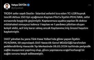 THY kaptan pilotu havada hayatını kaybetti